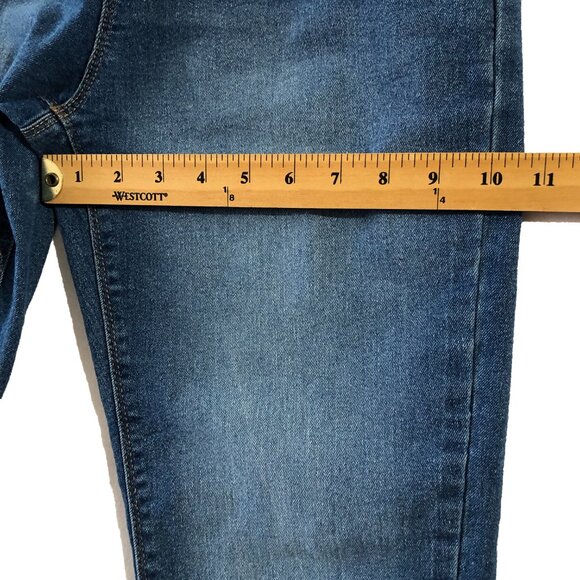 Victory Heart Girls Size 16 (fits 27/28 Elastic Waist) Blue High Rise Jeans - Picture 6 of 12